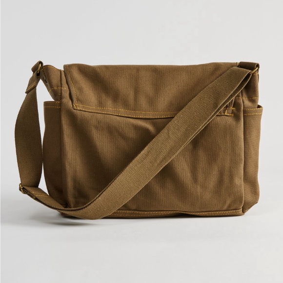 UO x Rothco Heavyweight Classic Canvas Messenger Bag in Olive Drab NWT - Picture 10 of 11